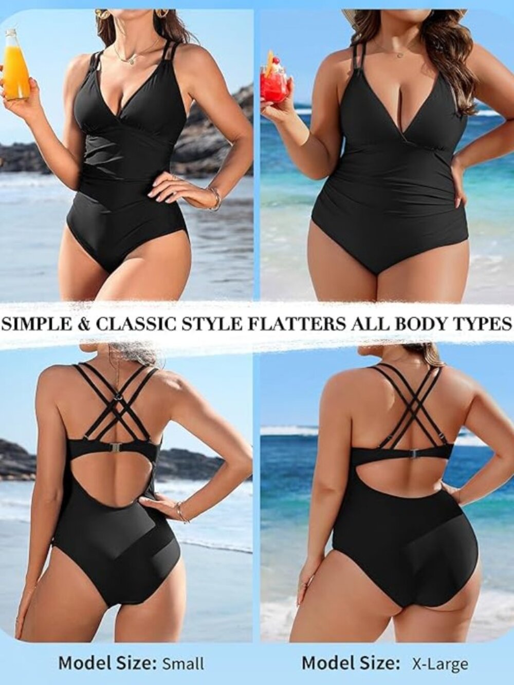 New Charmo Tummy Control One Piece Swimsuit